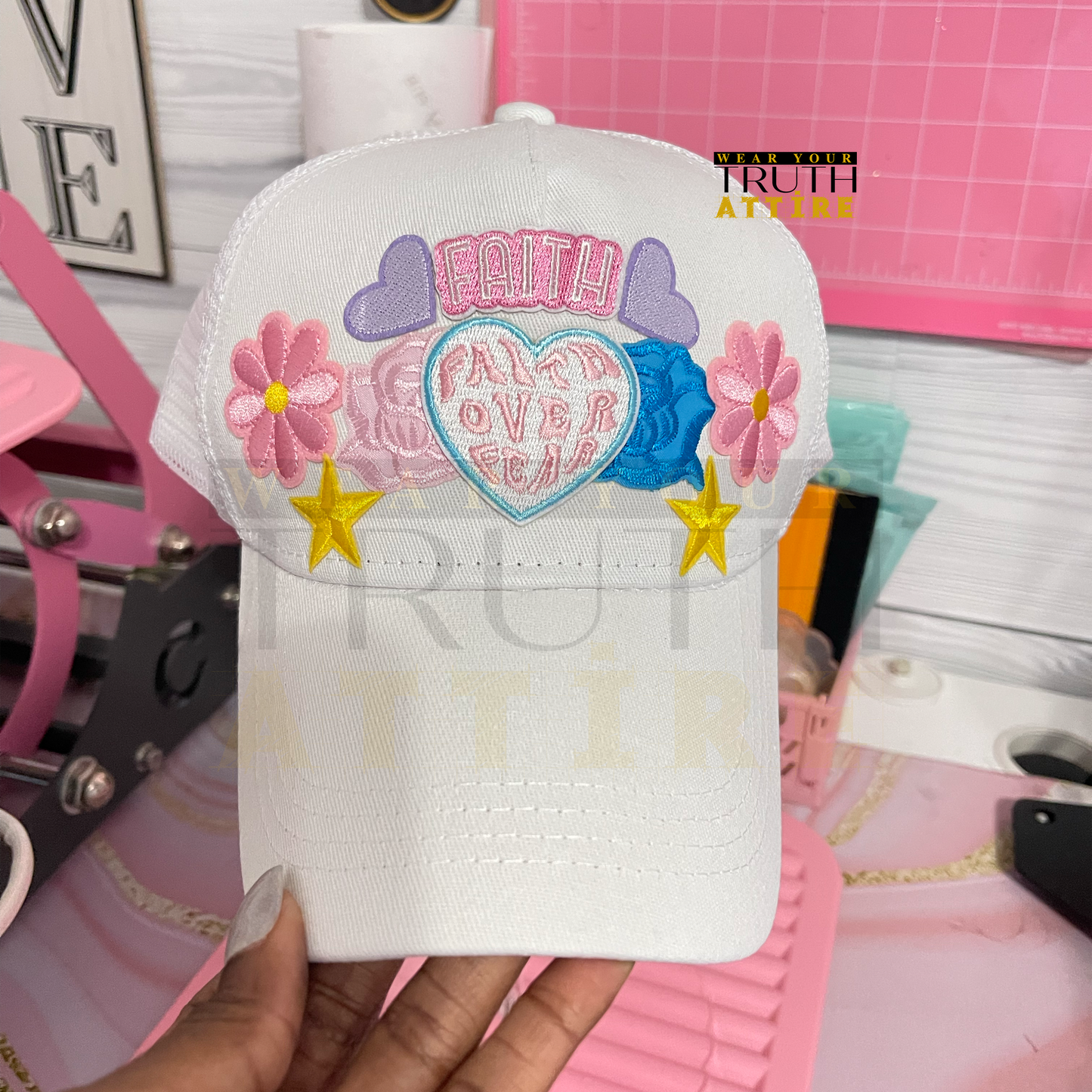 Faith Over Fear {Junk Hat}