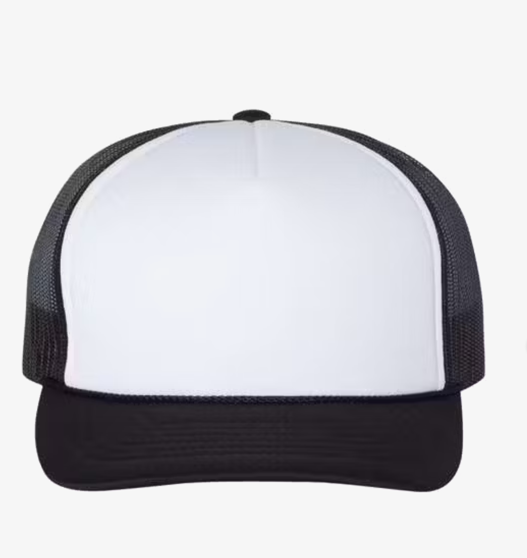 Black and White Trucker Hat