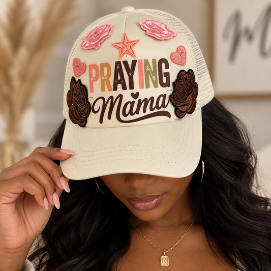 Praying Mama faith hat by Wear Your Truth Attire