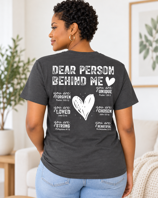 Dear Person Behind Me