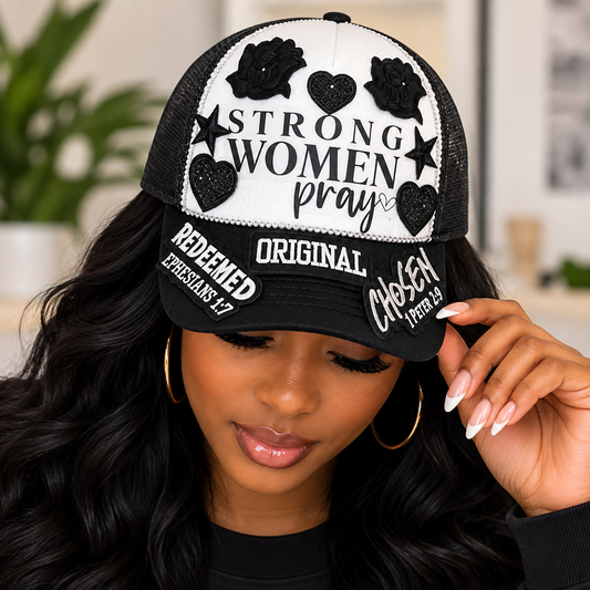 Strong Women Pray Faith Hat