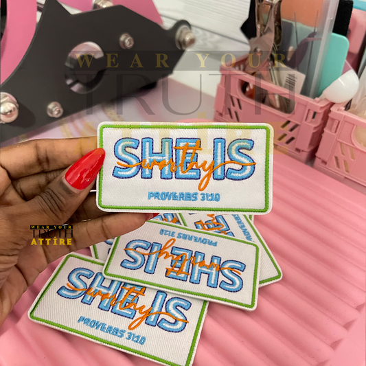 She Is Worthy Patch