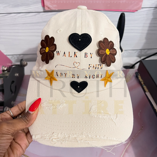 Walk By Faith Not By Sight {Junk Hat}